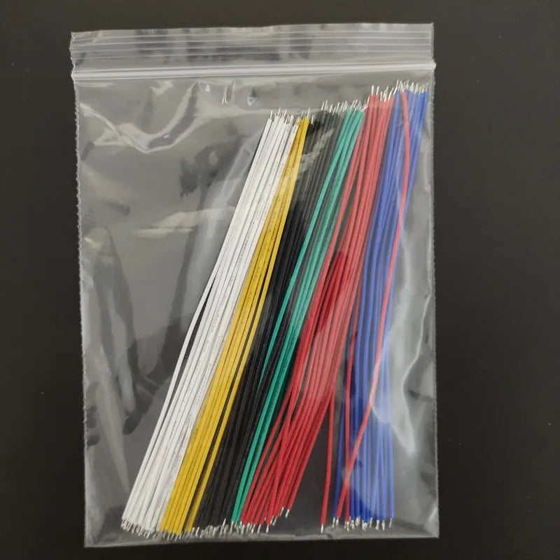 120PCS/Lot 1007-26AWG Tin-Plated Solder Cable 5CM/10CM/15CM/20CM Breadboard PCB Jumper Cable Color Mixing Peaceful Pleasures Health and Wellness