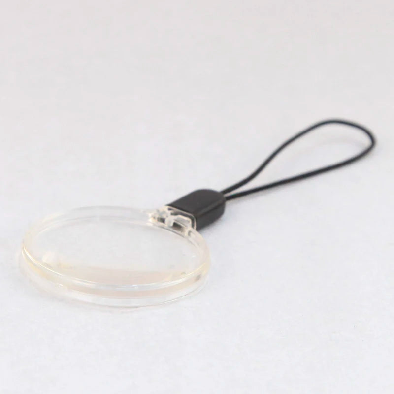 2 pcs Mobile Phone Lanyard Magnifying Glass Small Hanging Type Reading Newspaper Portable Magnifying Glass Magnifier Peaceful Pleasures Health and Wellness