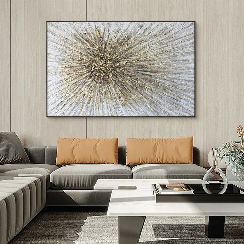 Modern Abstract Hand Canvas Oil Painting Non-toxic Pigment for Artistic Decoration of Hotel Restaurant Living Room Bedroom Walls Peaceful Pleasures Health and Wellness no frame 100cmx200cm