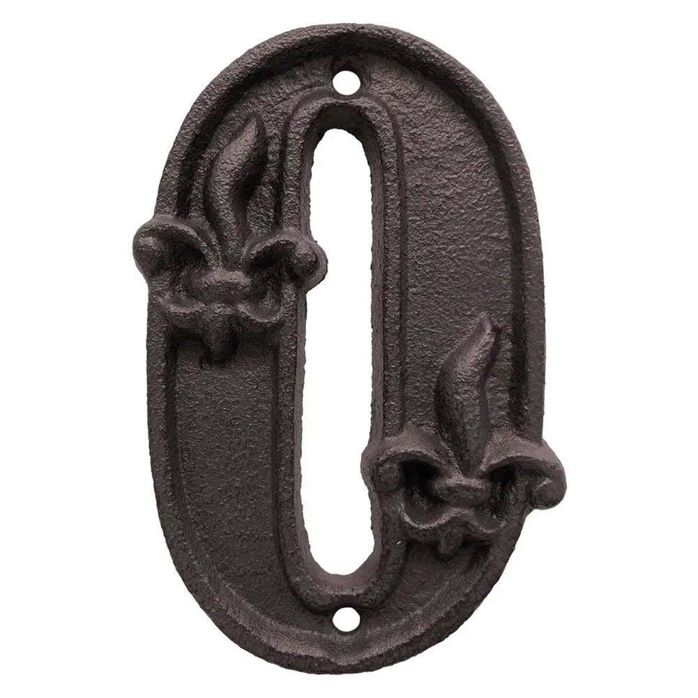 Unique House Number Cast Iron Metal Antique Doorplate Address Numbers Apartment Street Address Plaque Decor Attractive Peaceful Pleasures Health and Wellness 0 China Mainland