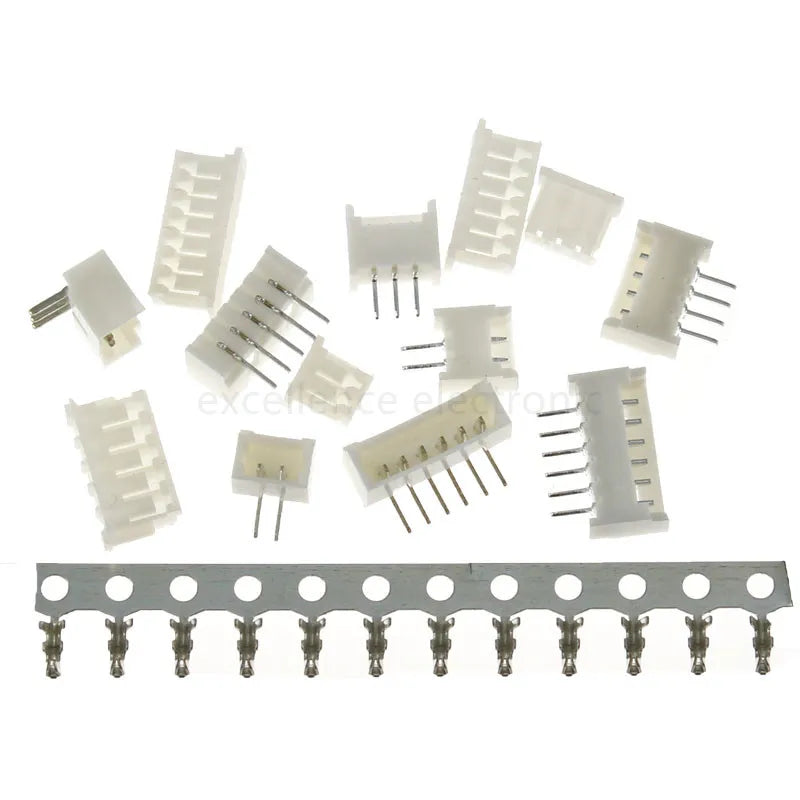 10sets MICRO JST 1.25 Connector 1.25mm Pitch Straight Pin Header + Housing + Terminal Set 1.25-2/3/4/5/6/7/8/9/10P Peaceful Pleasures Health and Wellness