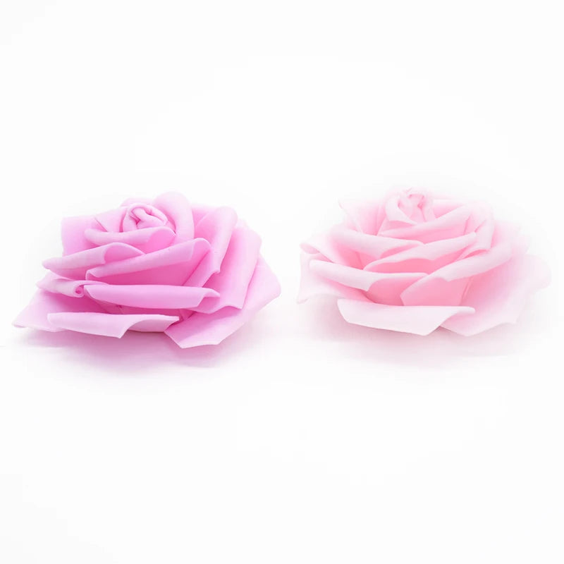 Artificial Silk Rose Heads 20/40PCS – Wedding & Home Decor