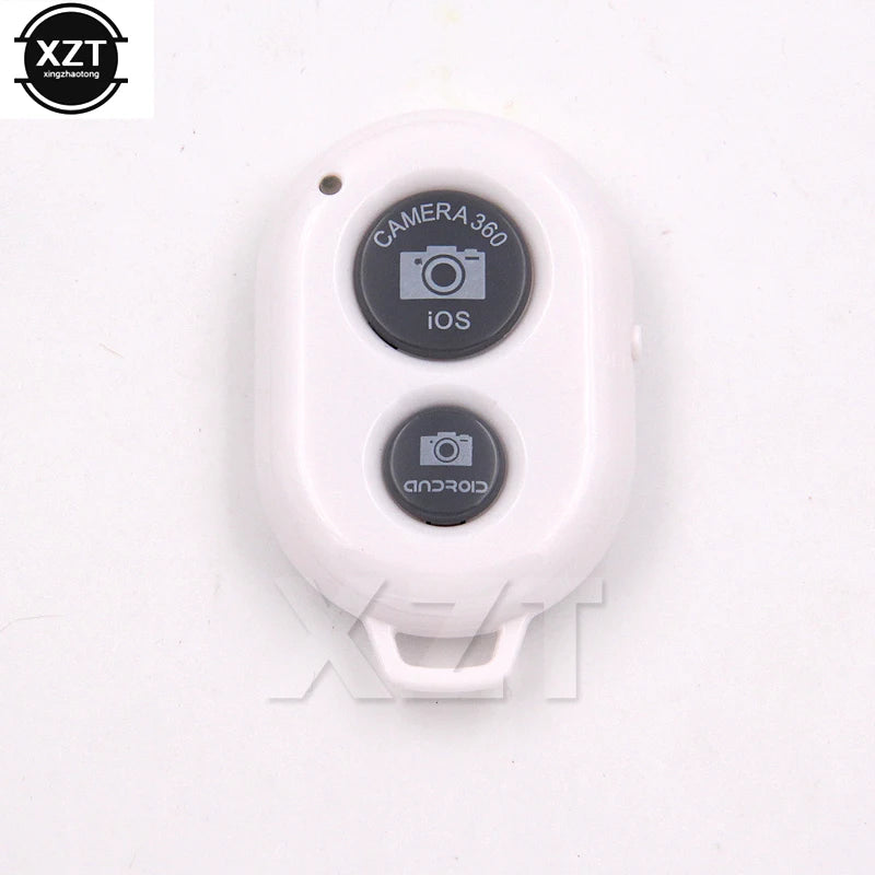 Bluetooth Wireless Remote Shutter for iOS & Android Selfies Peaceful Pleasures Health and Wellness WHITE