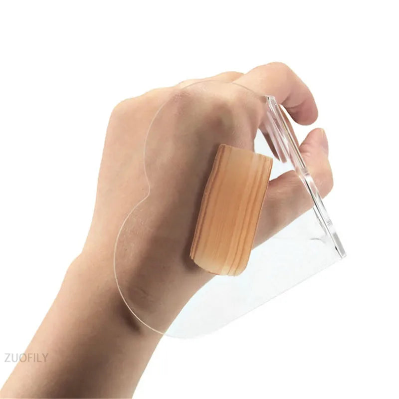 Acrylic Clear Makeup Mixing Palette – Foundation & Nail Art