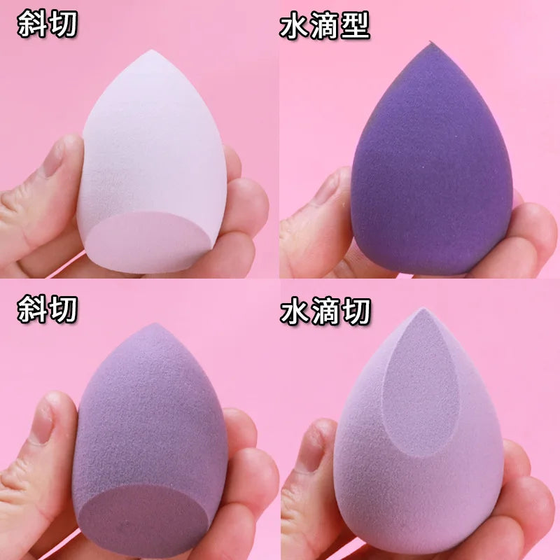 4-Pack Makeup Blending Sponge Puffs | Dry & Wet Foundation