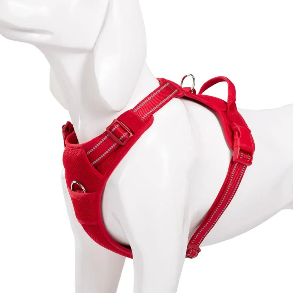 TRUELOVE Pet Harness Nylon Reflective Comfortable and Breathable Explosion-proof Small Medium Large Outdoor Camping HP5652 Peaceful Pleasures Health and Wellness