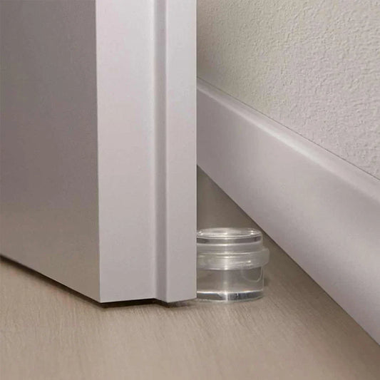 Clear Acrylic Door Stop – Self-Adhesive Wall & Floor Protector Door Stop Oasis Select
