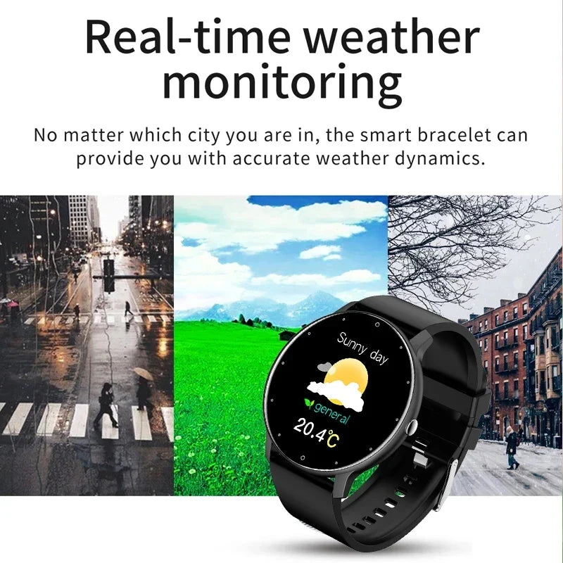 LIGE Smart Watch – Fitness Tracker, Heart Rate, Waterproof