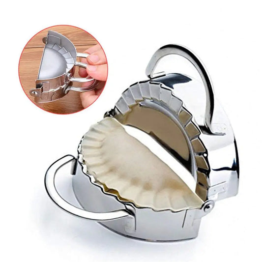 304 Stainless Steel Dumpling Maker & Wrapper Cutter Mould | Ravioli, Pie & Pastry Press – Dishwasher Safe Peaceful Pleasures Health and Wellness Default Title