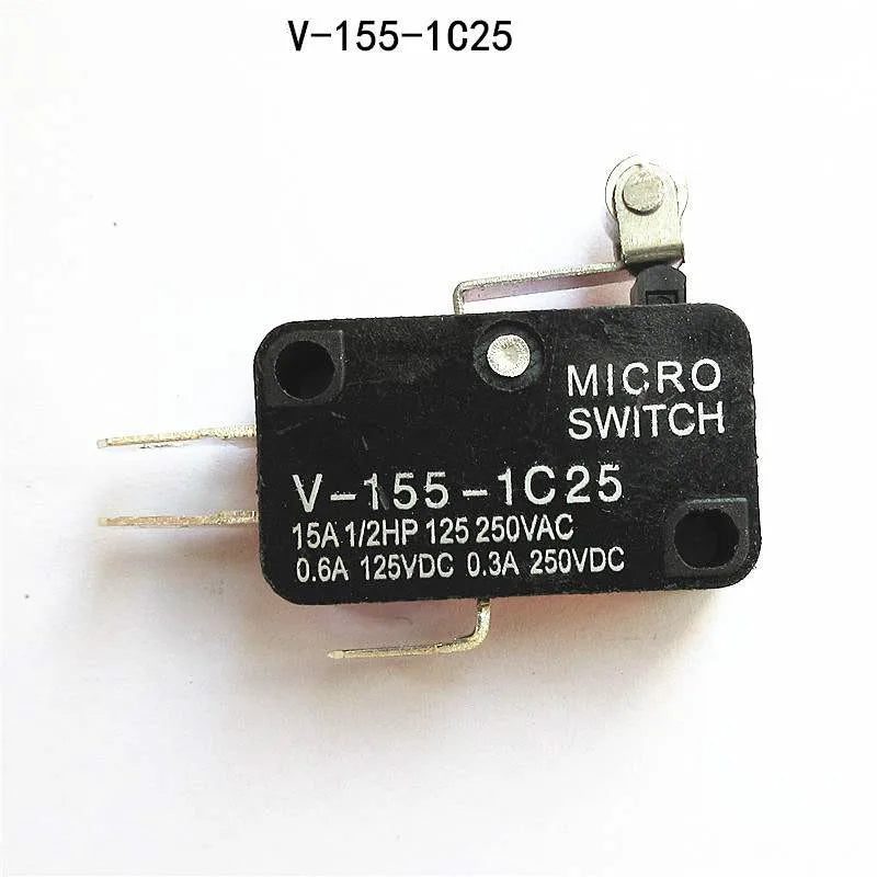 5pcs Microswitch Stroke Limit Switch V-151-1C25 V-152-1C25 V-153-1C25 V-154-1C25 V-155-1C25 V-156-1C25 Roller Long Handle Switch Peaceful Pleasures Health and Wellness V-155-1C25