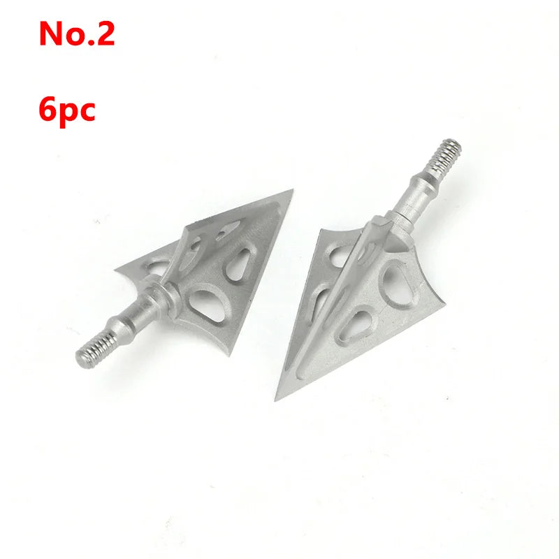 Archery Arrowheads Shooting Hunting Broadhead Points 100Grain 3-Blade