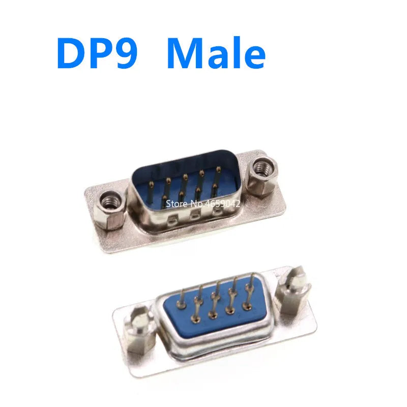 5Pcs DB9 DB15 DB25 DB37/9/15/25/37 Pin Straight 180 Degree Male Female Plug D-sub PCB Mounting Connector DP9 DP15 DP25 DP37 Peaceful Pleasures Health and Wellness