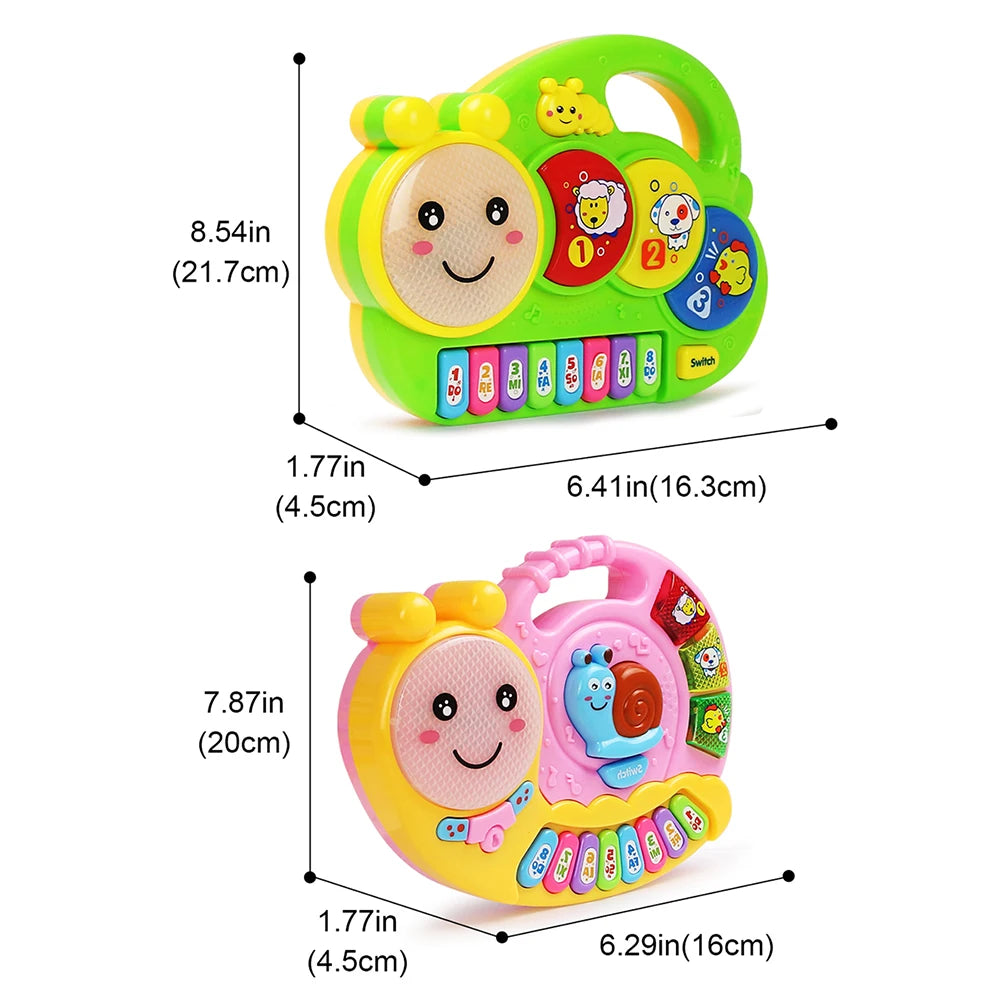 Kid Cartoon Piano Keyboard Game Electronic Multifunctional Toy Animal