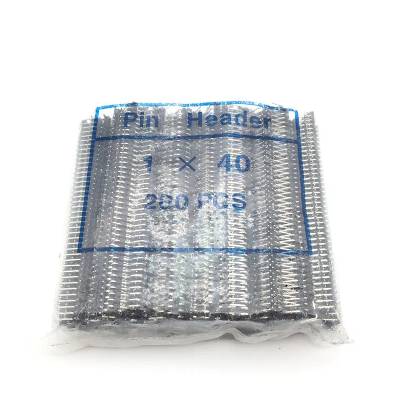 10pcs 1x 40 Pin 2.54 mm Right Angle Single Row Pin Header Male 90 degrees Needle Connector Peaceful Pleasures Health and Wellness