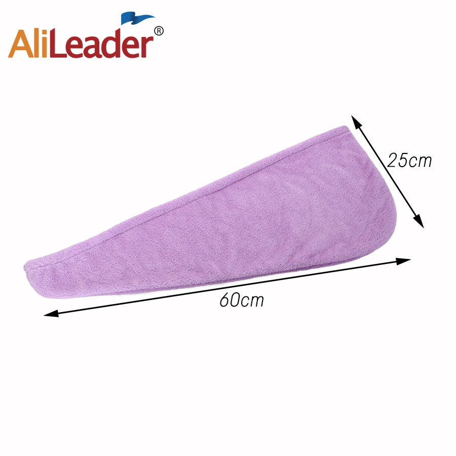 Hair Drying Towel For Long Hair Microfiber Hair Towel Wrap For Curly Thick Hair Super Water Absorbent Quick Dry For Women Girls Peaceful Pleasures Health and Wellness