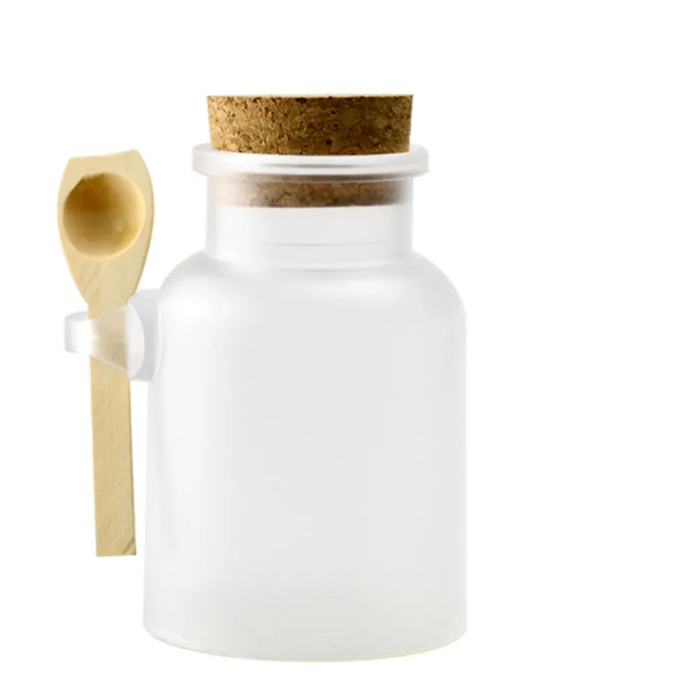 Matte Round Cork Jar 100–500ml | Bath Salt & Cosmetic Storage