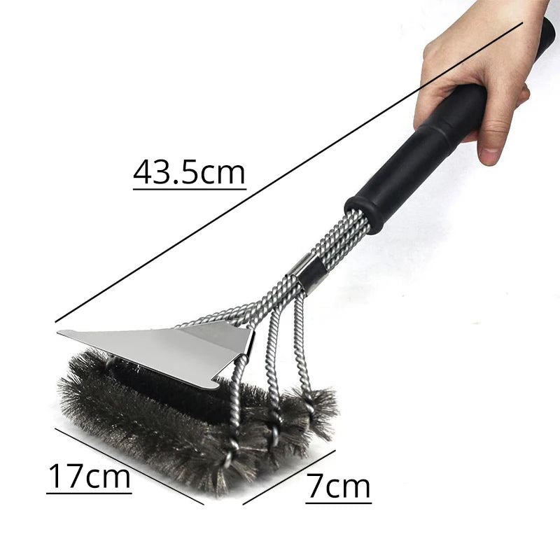 Grill Brush and Scraper, Best BBQ Cleaner, Perfect Tools for All Grill Types, Including Weber, Ideal Barbecue Accessories Peaceful Pleasures Health and Wellness F China Mainland