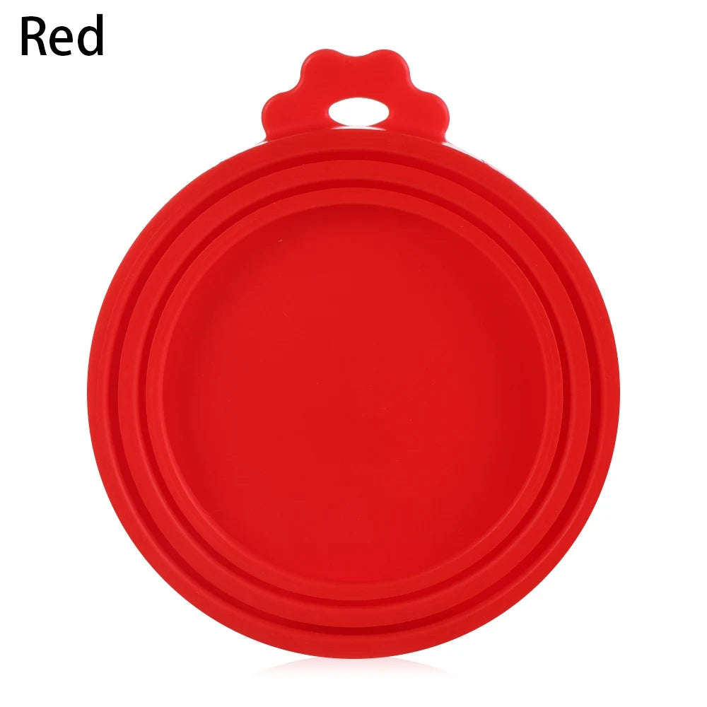 3-in-1 Silicone Can Lids – Reusable Food & Pet Can Covers
