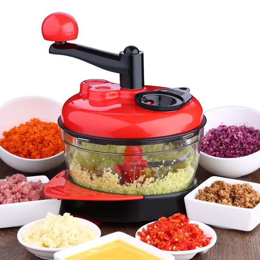 Multi-function Kitchen Manual Food Processor Household Meat Grinder Vegetable Chopper Quick Shredder Green Cutter Egg Blender Peaceful Pleasures Health and Wellness Default Title