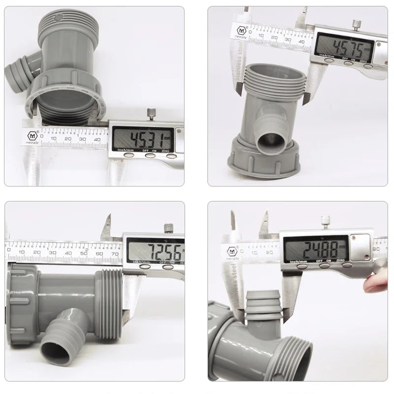 Plastic Tee Pipe Connector – Sink & Basin Water Fitting