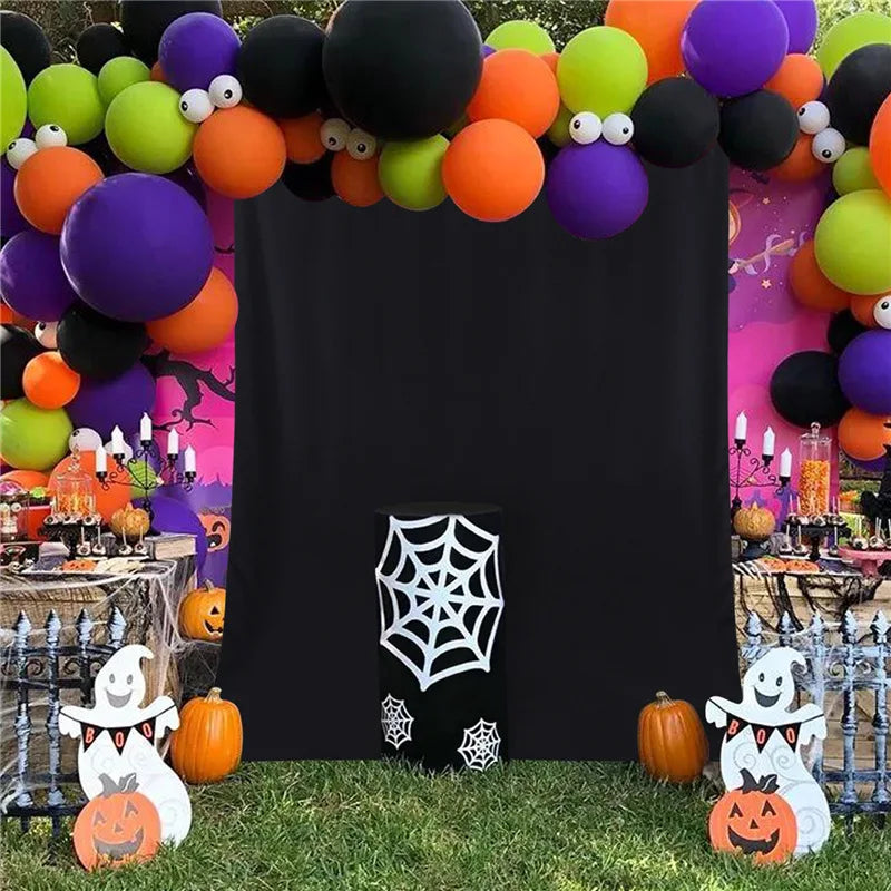 Black Photo Backdrop – Photography, Video & Party Curtain