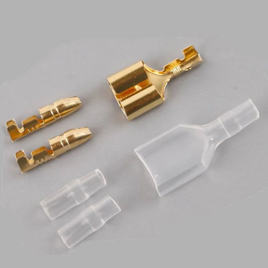 10sets 3.5/4.0mm Bullet Terminal Car Electrical Wire Connector Male & Female Double Bullet Wire Connector Terminals Peaceful Pleasures Health and Wellness