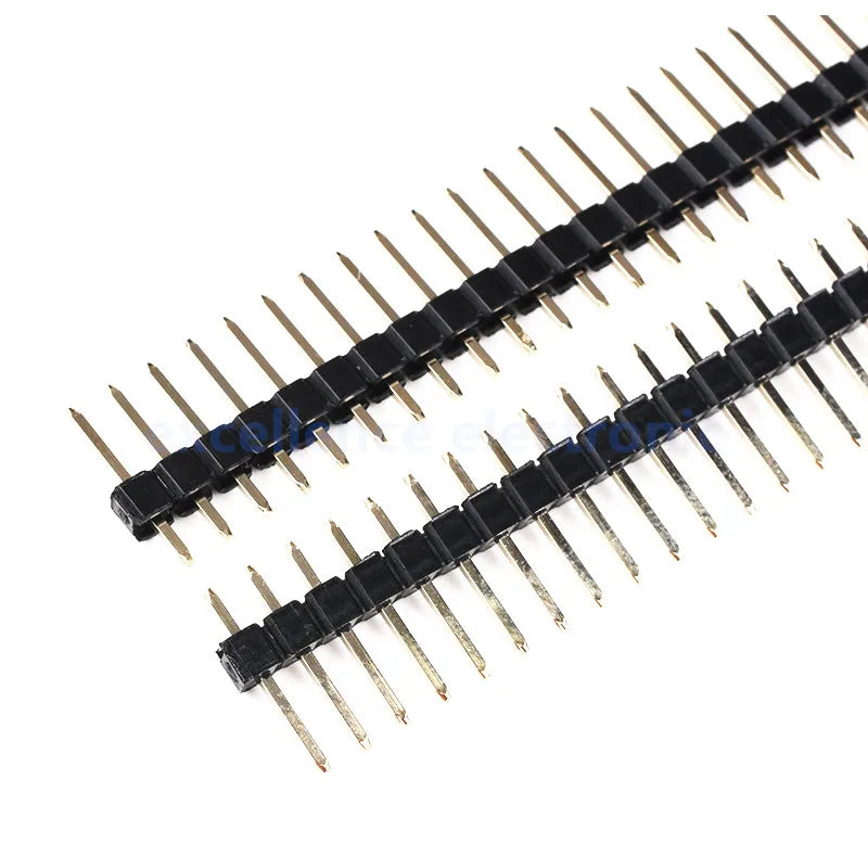 10Pcs 2.54mm Single Row Male 1x40P Breakaway PCB Board Pin Header Long 11/15/17/19/21/25mm Connector Strip Pinheader For Arduino Peaceful Pleasures Health and Wellness