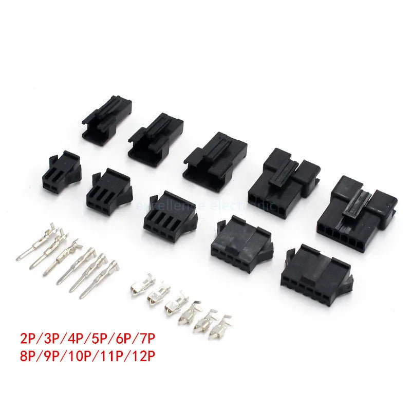 20sets JST 2.54mm SM 2/3/4/5/6 Pins Multipole Connector Plug With Ternimal Male And Female Peaceful Pleasures Health and Wellness 6P 20sets