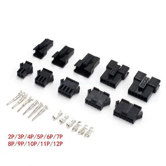 20sets JST 2.54mm SM 2/3/4/5/6 Pins Multipole Connector Plug With Ternimal Male And Female Peaceful Pleasures Health and Wellness 6P 20sets