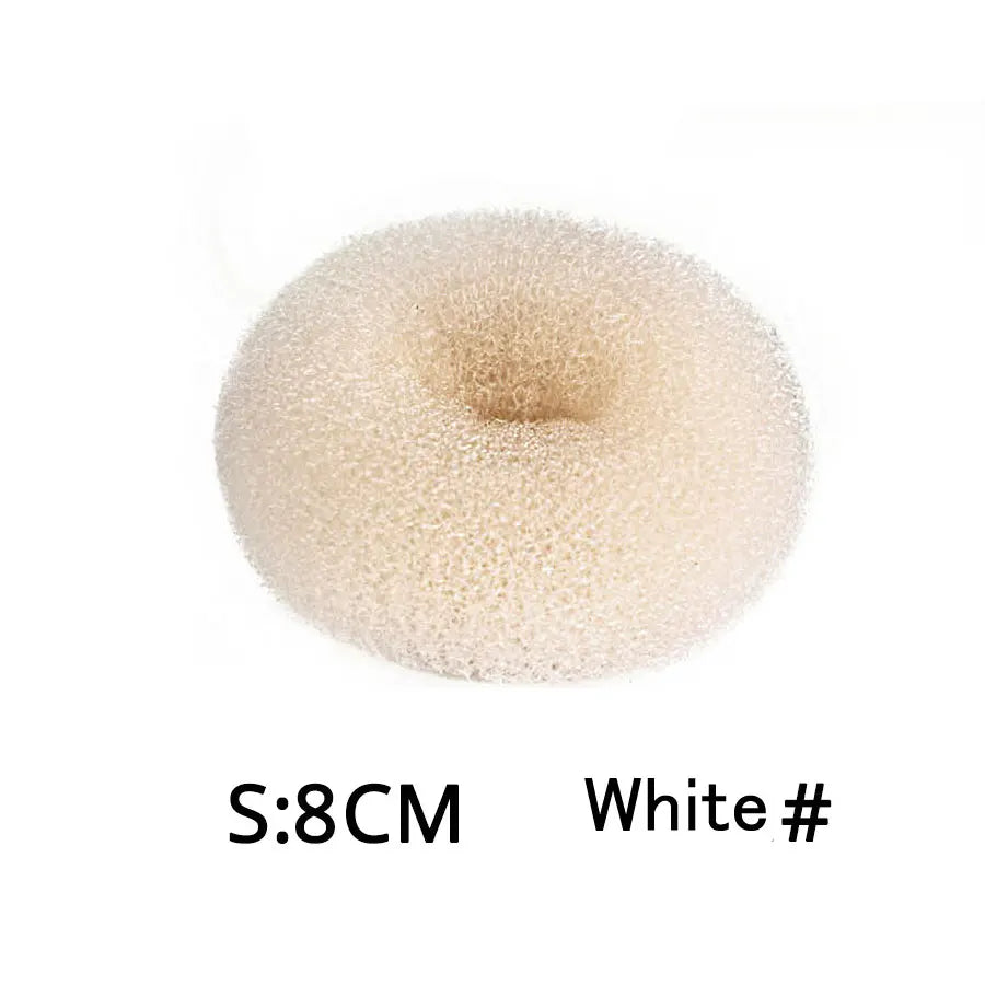 Professional Hair Bun Donut Women Elegance Donut Shape Hairstyle Bun Filler Hair For Girls Hair Accessories Peaceful Pleasures Health and Wellness S white China Mainland