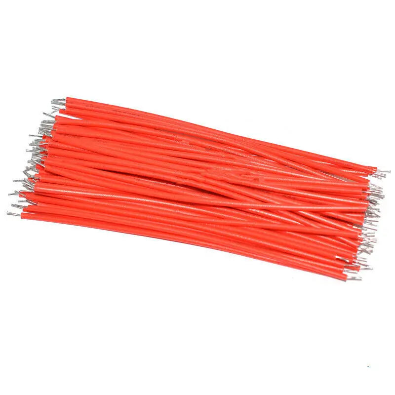 50Pcs 22AWG Tin-Plated PCB Solder Cable 1007-22AWG 5/10/15/20cm Fly Jumper Wire Cable Tin Conductor Wires Connector Wire Peaceful Pleasures Health and Wellness Red 10cm