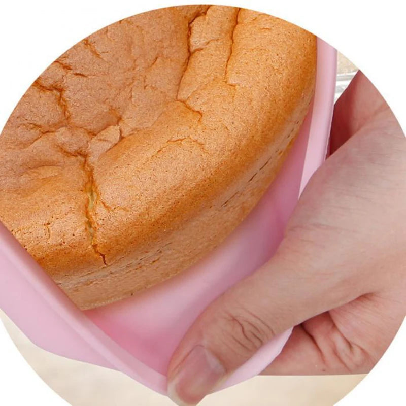 3pc/set Round Shaped Cake Mold Silicone Baking Mold Muffin Cases Cupcake Liner Baking Mold Cakes Bakeware Mould High-Quality Peaceful Pleasures Health and Wellness