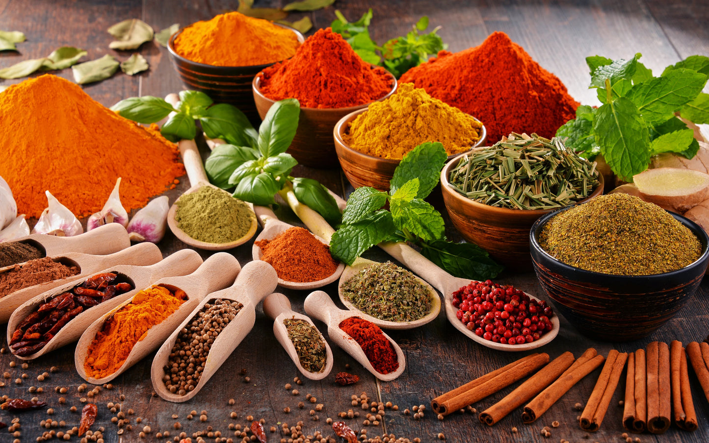 Grains Spices Spoon Peppers Canvas Painting Kitchen Decoration Posters Prints For Dining room Wall Art Pictures Home Art Decor Peaceful Pleasures Health and Wellness PC 7799 30x40cm No Frame