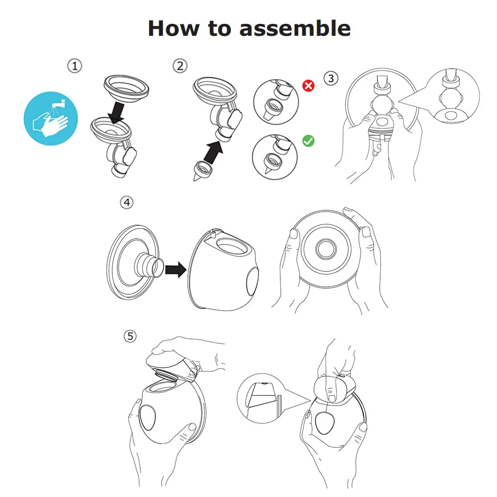 BB-P1 Wearable Hands-Free Electric Breast Pump | BPA-Free