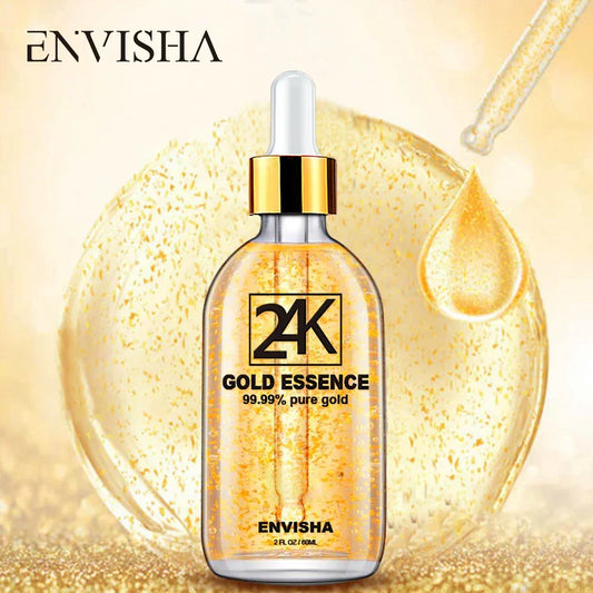 ENVISHA 24K Gold Collagen Serum – Anti-Aging Face Care Peaceful Pleasures Health and Wellness