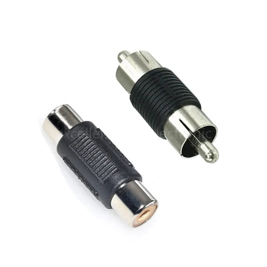 5pcs RCA Male To Male Coupler Female To Female Adapter AV Cable Plug Video Audio CCTV Extension Connector Peaceful Pleasures Health and Wellness