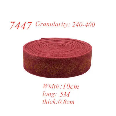 5M Stainless Steel Scouring Pad Roll – Metal & Wood Polishing