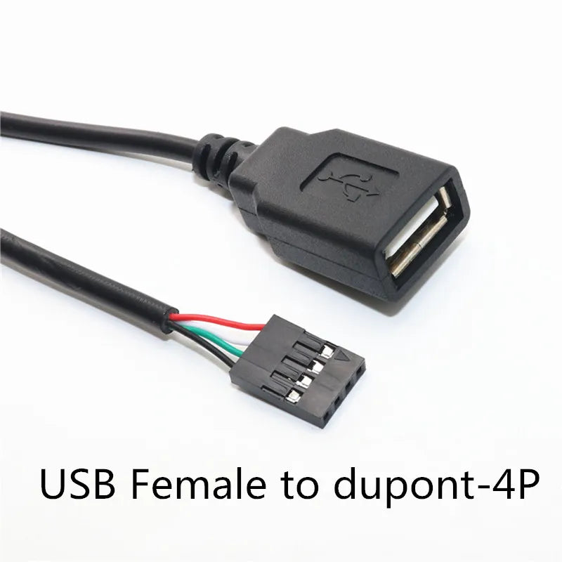 1PCS 30CM USB Female Jack To XH2.54 PH2.0 Dupont 2.54 4P Wire Cable Harness Peaceful Pleasures Health and Wellness USB to dupont 4P