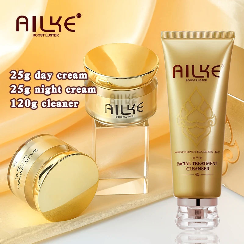 AILKE Glutathione & Niacinamide Brightening Face Cream Set