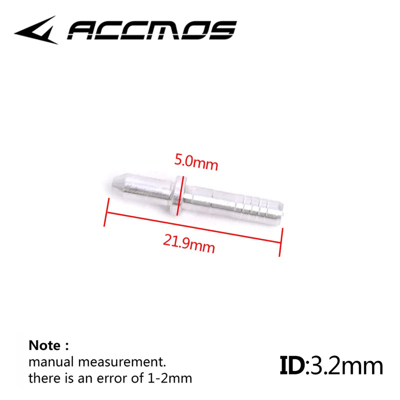 Archery Compound Recurve Bow Arrows Aluminum Nock Pin Arrow Shaft ID