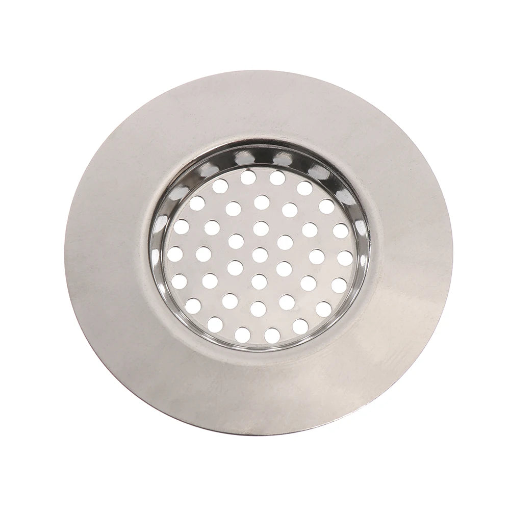 2-Pack Stainless Steel Sink Drain Hair Catcher Strainer Filter