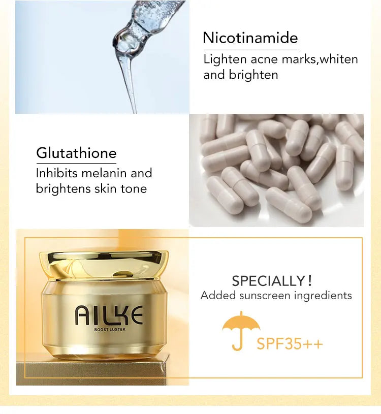 AILKE Glutathione & Niacinamide Whitening Face Care Set | All Skin