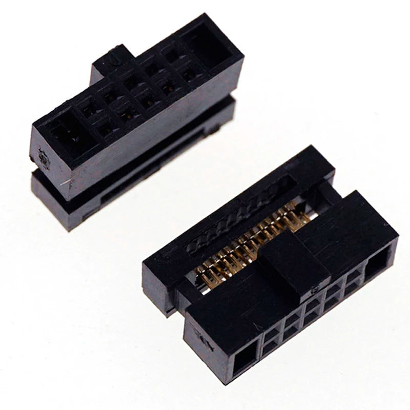 10Pcs/Lot 1.27mm Pitch IDC 6P 8 10 12 14 16 20 24 26 30 34 40 50 Pin FC Female Header Socket Cable Connector Peaceful Pleasures Health and Wellness