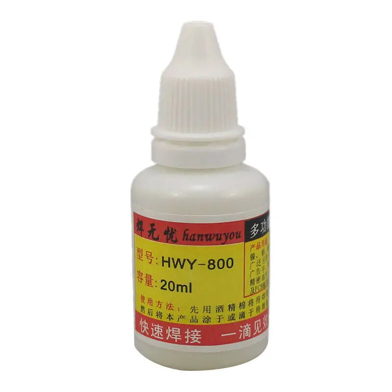 Portable 20ml Stainless Steel Flux Soldering Paste Stainless Steel Liquid Solder Tool Peaceful Pleasures Health and Wellness
