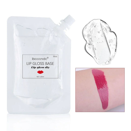 DIY Clear Lip Gloss Base Gel – Moisturizing & Odorless 5×100ml DIY Lip Gloss Base Oasis Select
