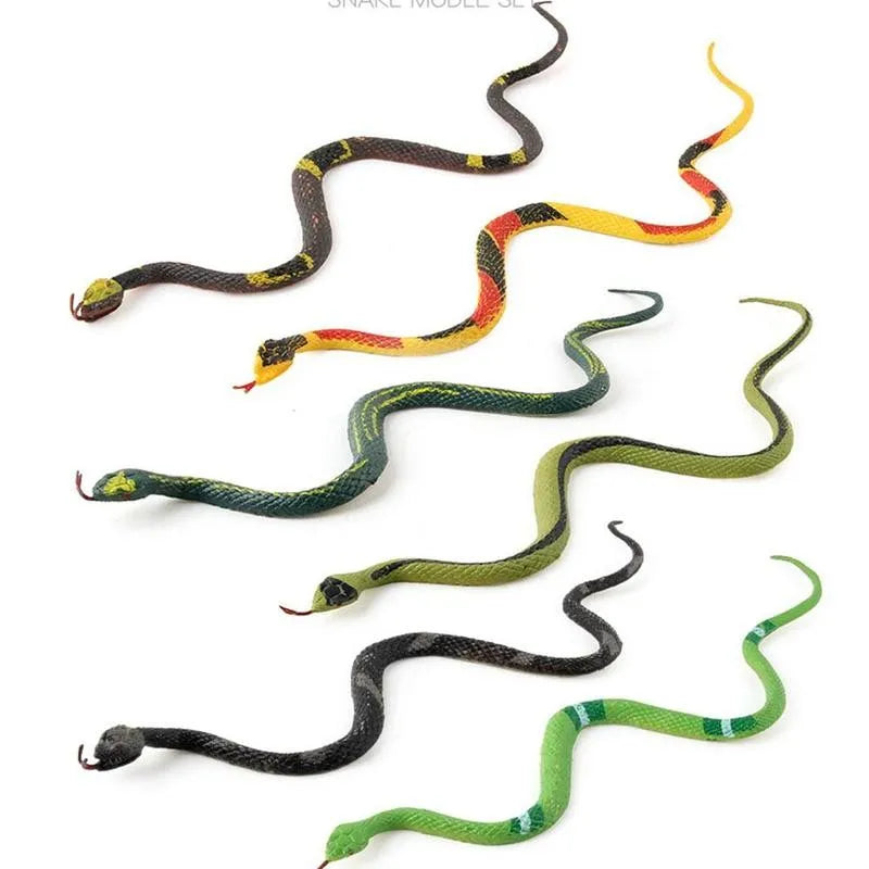 Realistic Plastic Tricky Toy Fake Snakes Boa Rattlesnake Model