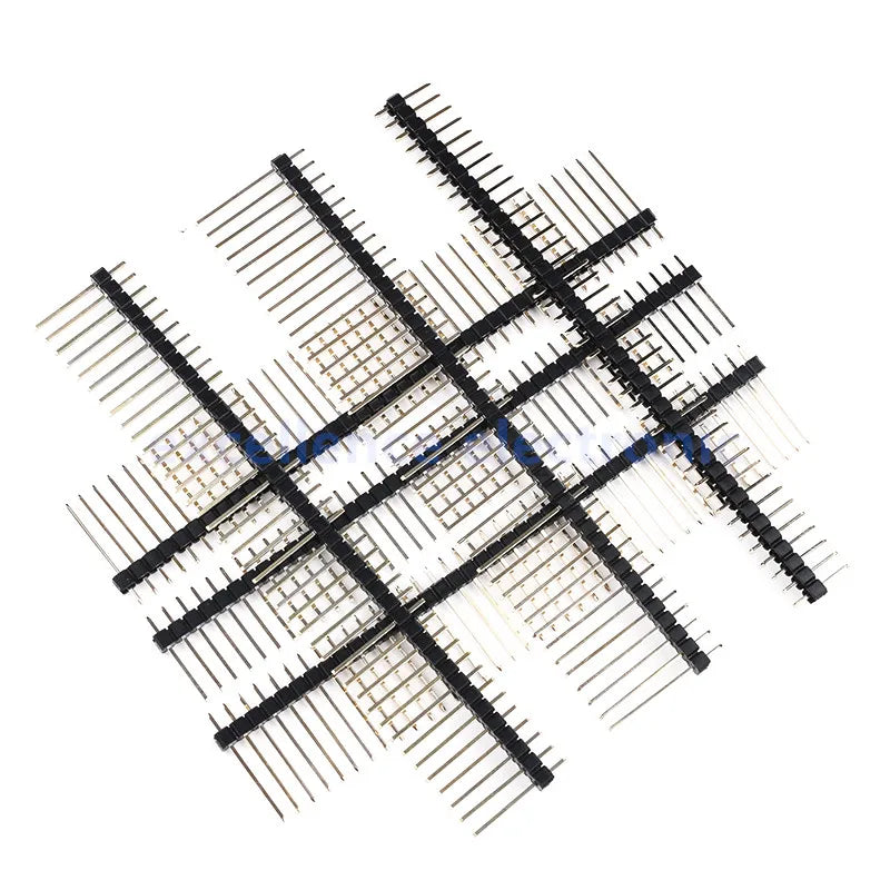 10Pcs 2.54mm Single Row Male 1x40P Breakaway PCB Board Pin Header Long 11/15/17/19/21/25mm Connector Strip Pinheader For Arduino Peaceful Pleasures Health and Wellness
