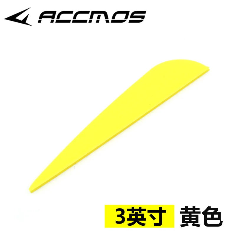Lot Rubber Arrow Vanes 2 5 3 4 Inches Plastic Fletch Archery Feathers