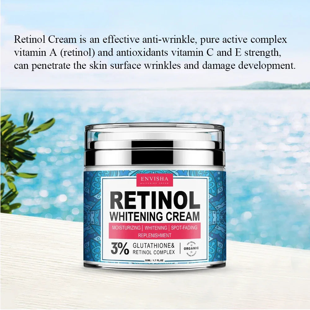 ENVISHA Neck & Face Multi-Cream – Retinol, Collagen & Vitamin C Peaceful Pleasures Health and Wellness