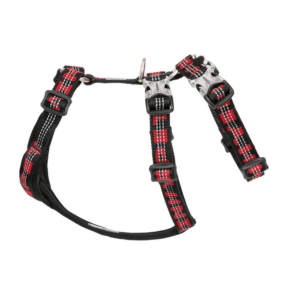 TRUELOVE Pet Best Double H Trail Runner No-Pull Dog Harness 3M Reflective with Premium Material Small Medium Large Dogs YH1804 Peaceful Pleasures Health and Wellness Black XL China Mainland